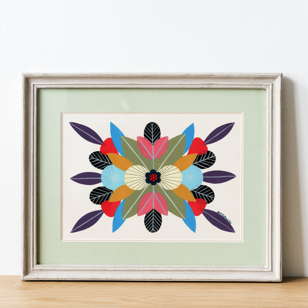 Prosperity #1 - Acrylic and pigment ink on paper