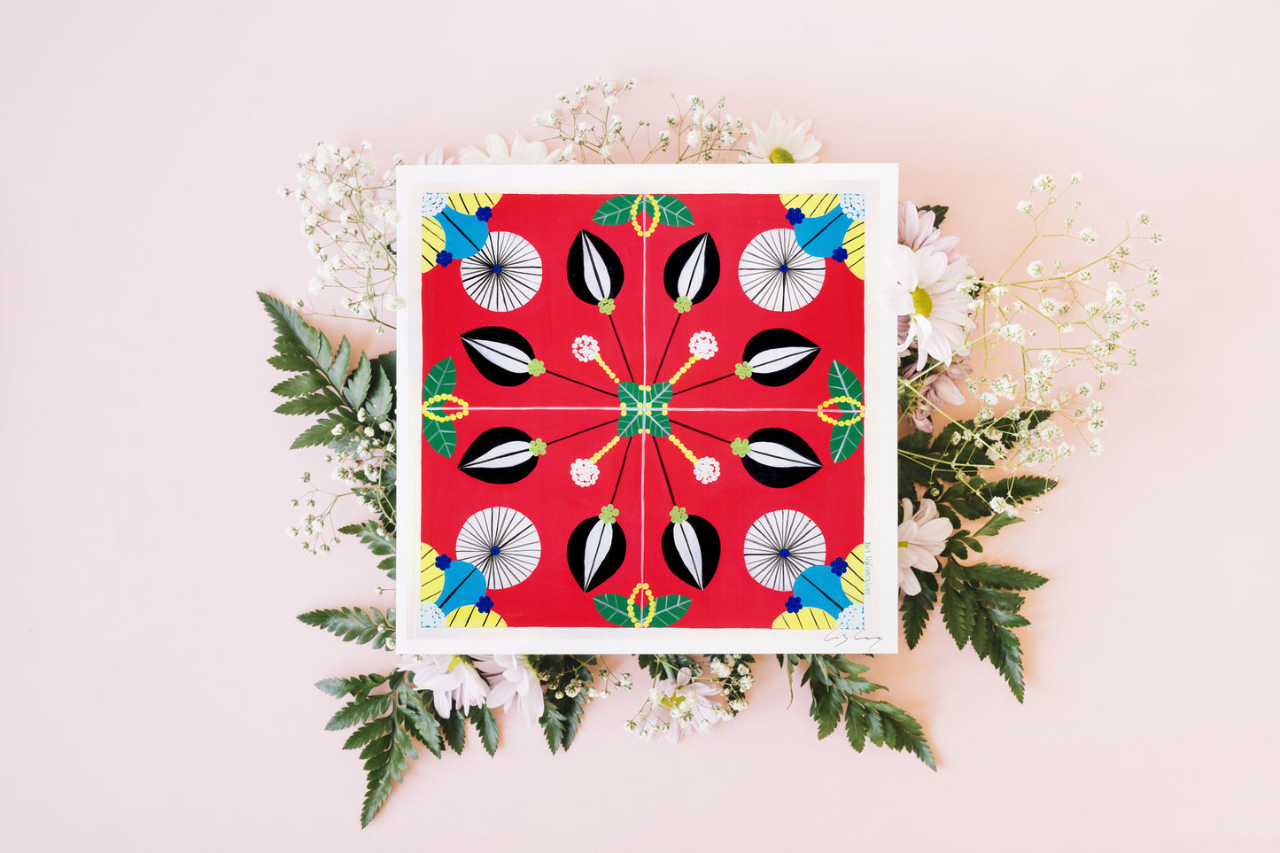 Portuguese Tiles (Red)