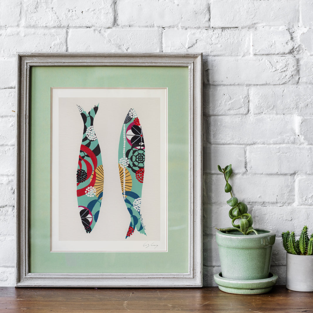 Sardines (Aqua blue #1)
