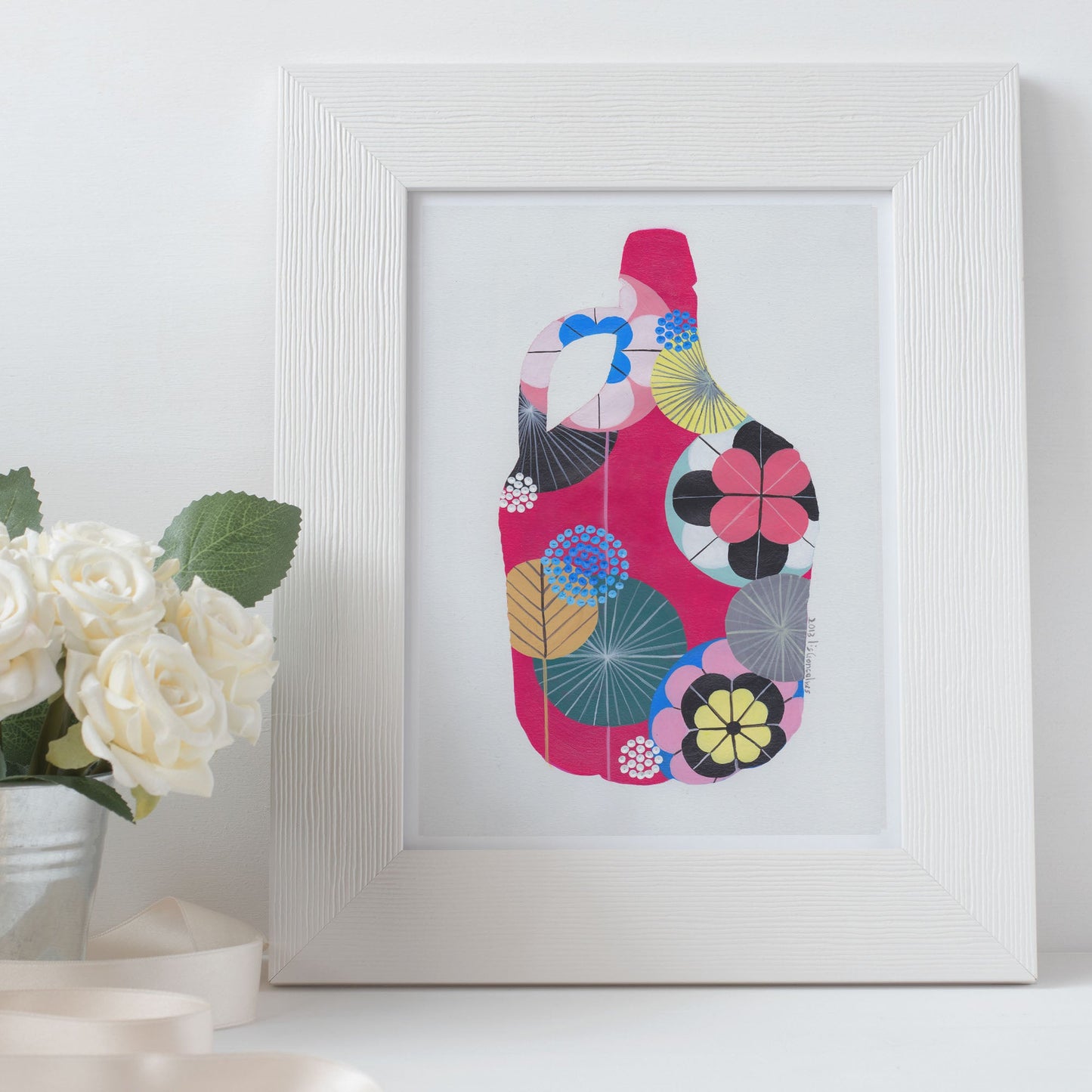 Wine Demijohn (Fuchsia)