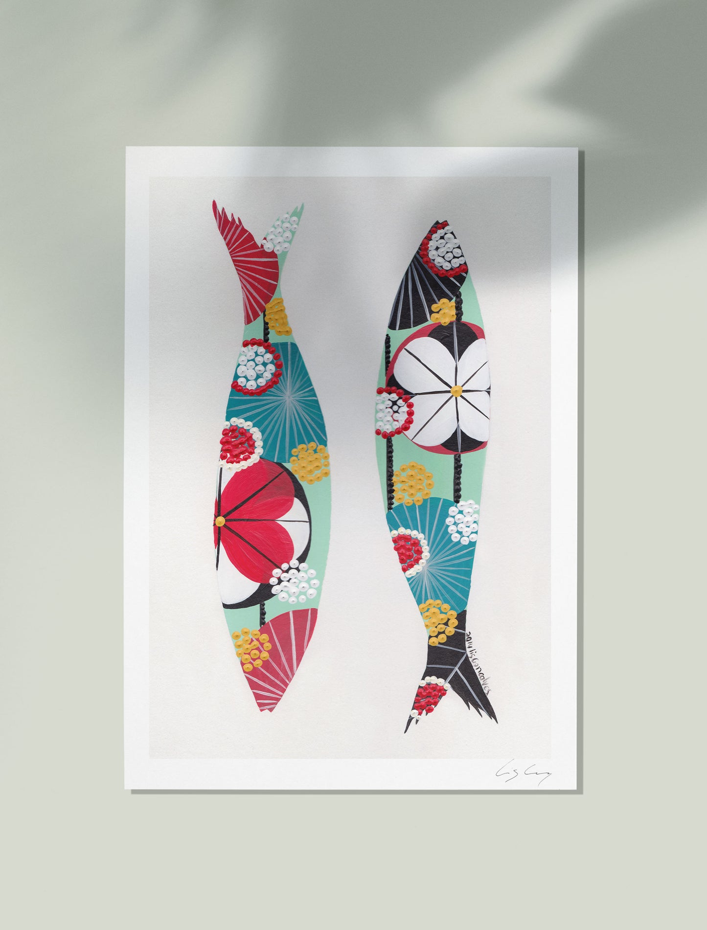 Sardines (Aqua blue #2)
