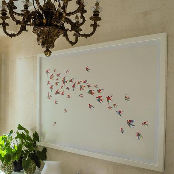 Comissioned Artwork - Flight of Swallows