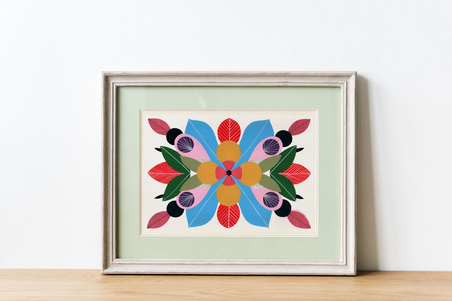 Abundance #1 - Acrylic and pigment ink on Paper