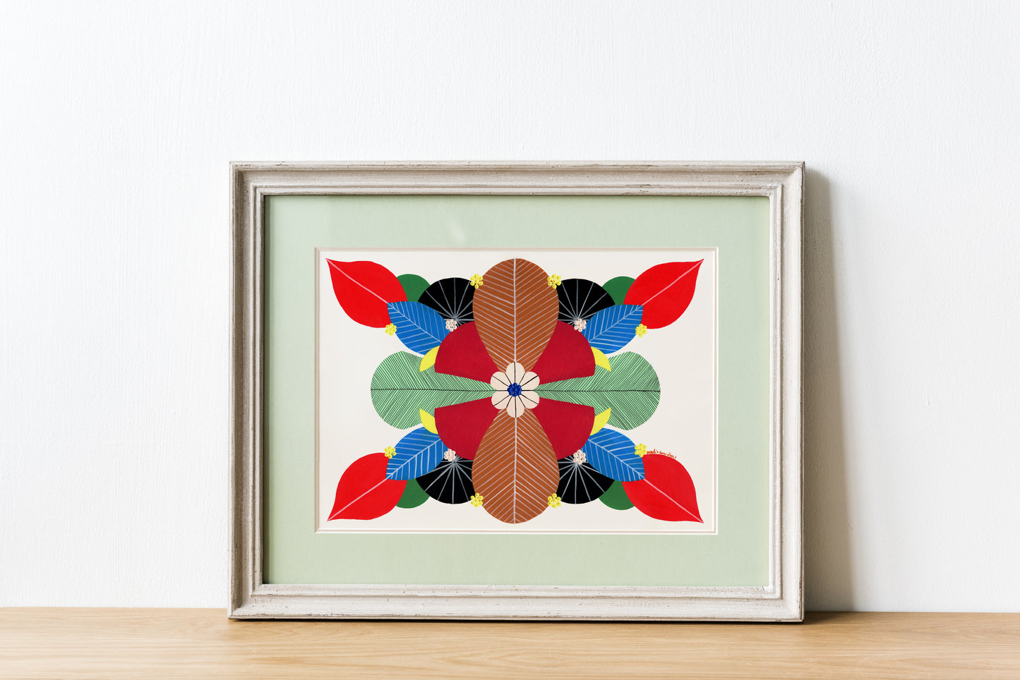 Strength #1 - Acrylic and pigment ink on Paper