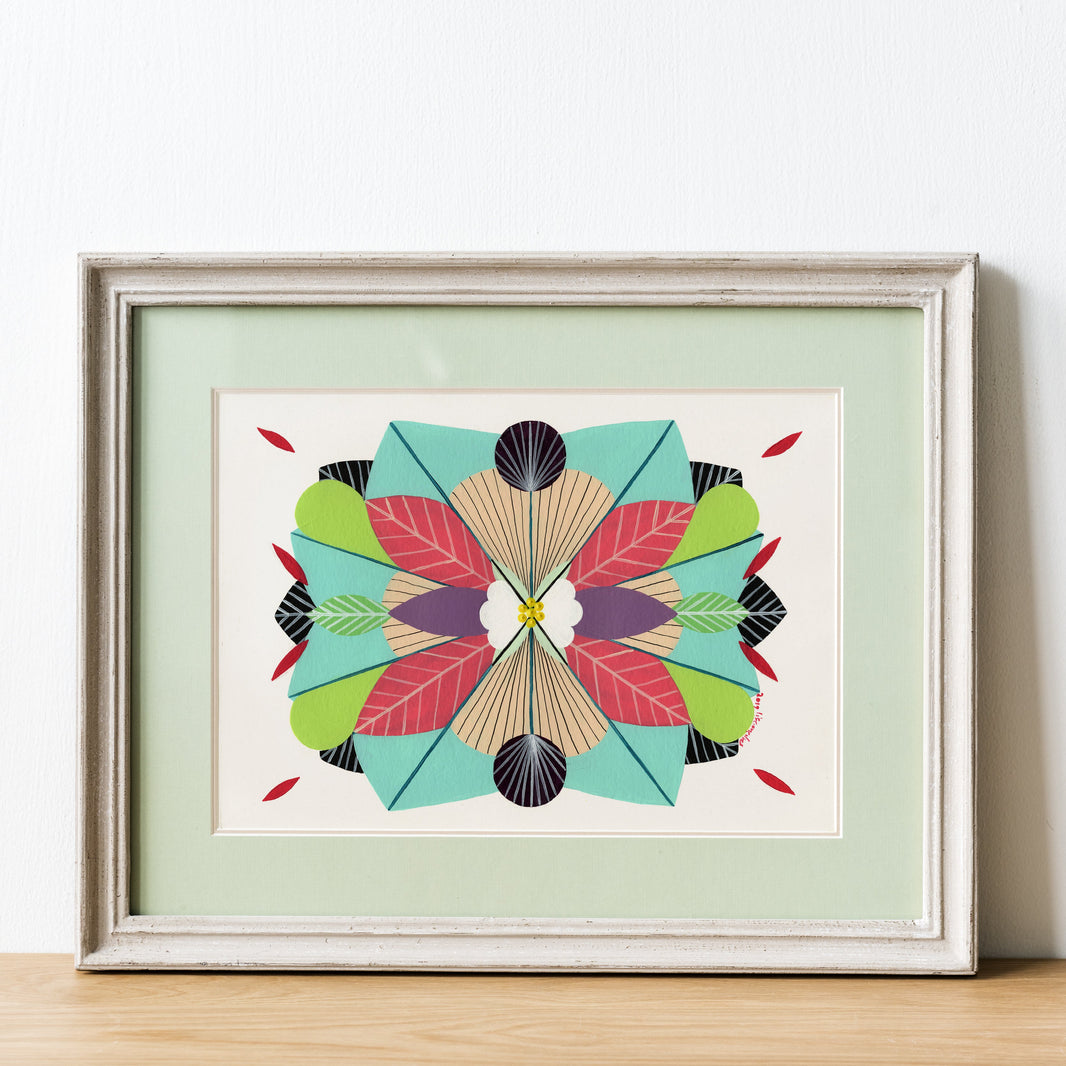 Harmony #1 - Acrylic and pigment ink on paper