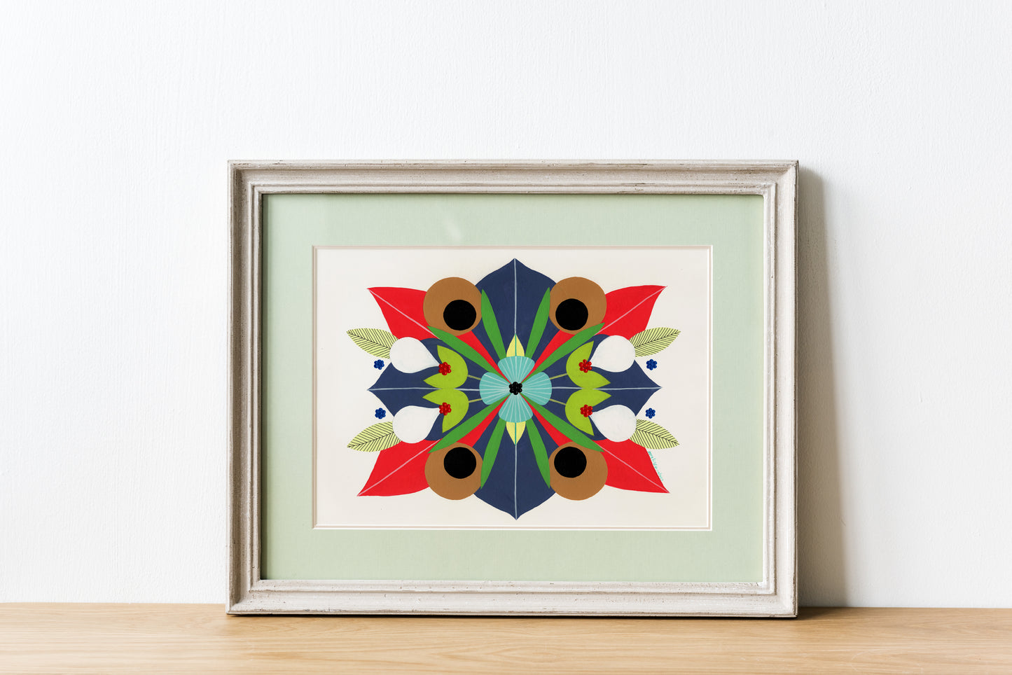 Joy #1 - Acrylic and pigment ink on Paper