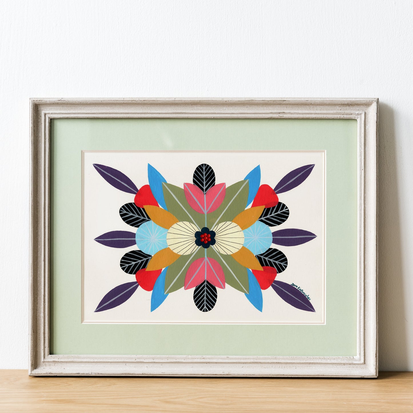 Prosperity #1 - Acrylic and pigment ink on paper