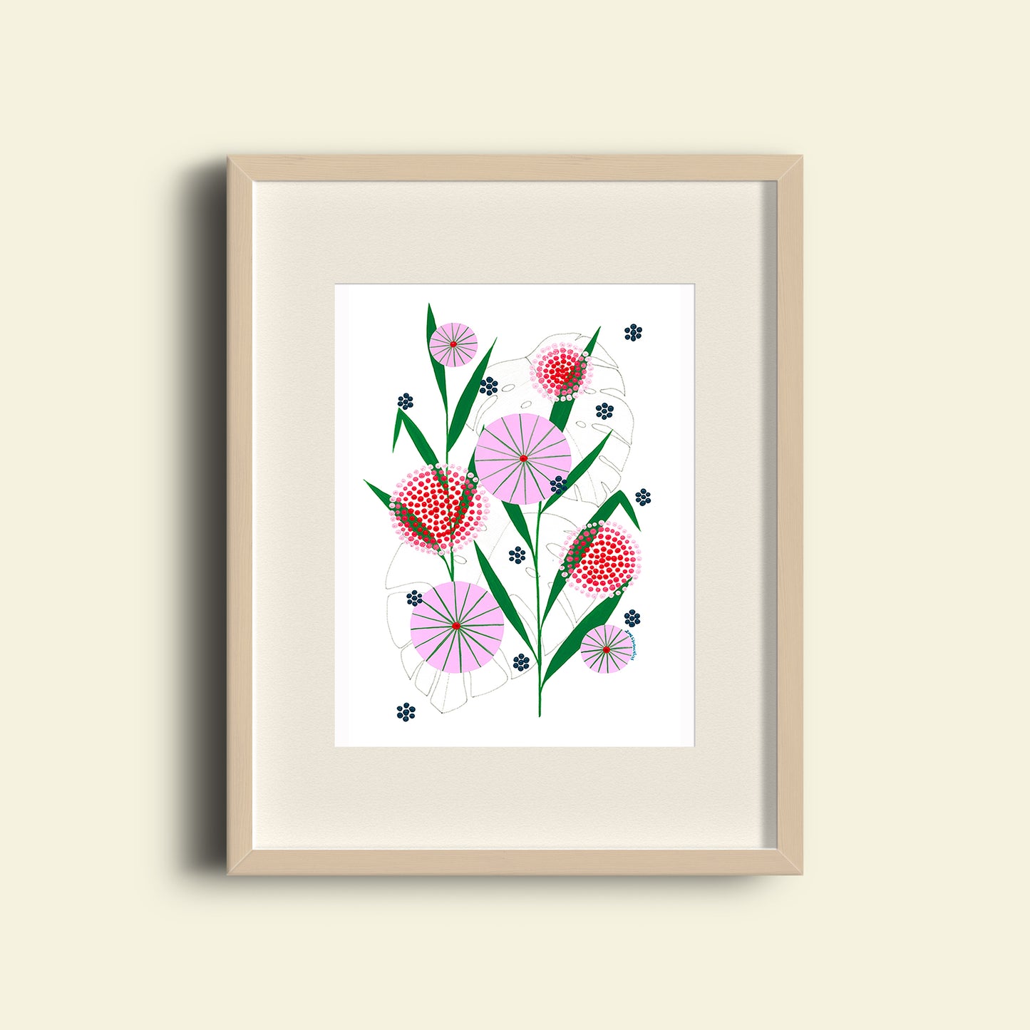 Monstera (Pink)