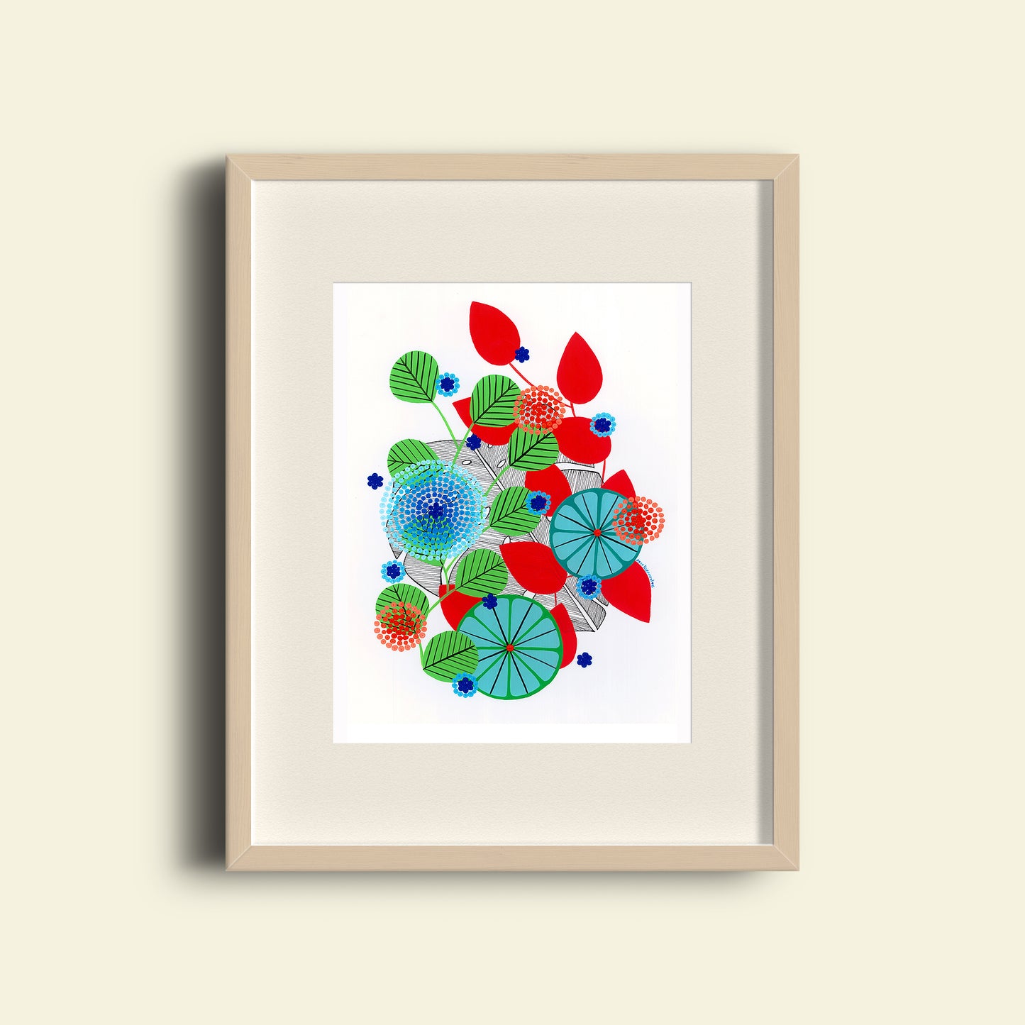 Monstera (Red)