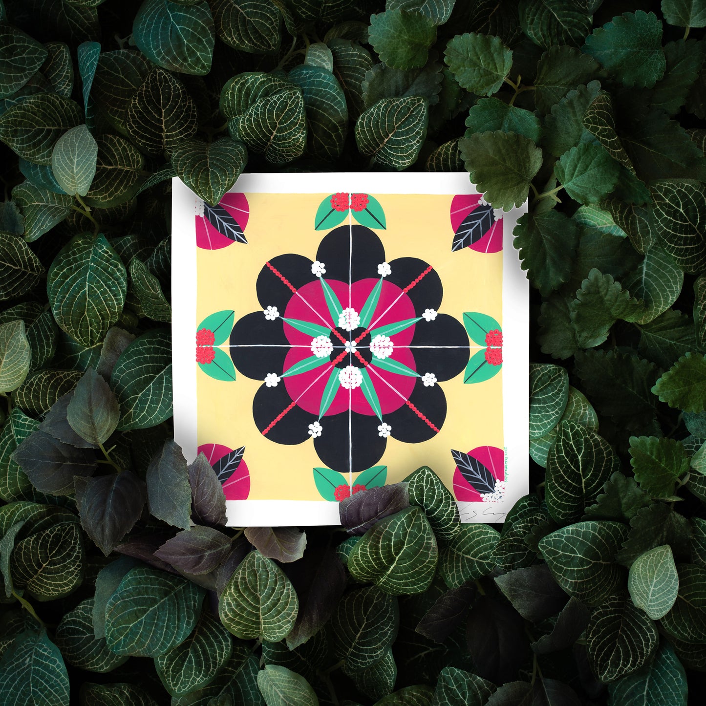 Portuguese Tiles (Ochre)