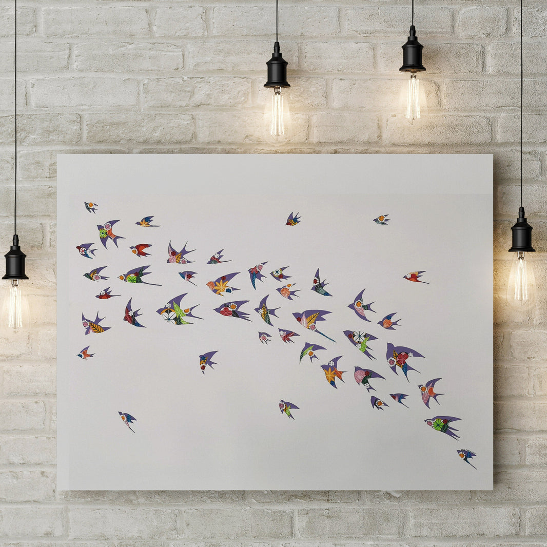 Comissioned Artwork - Flight of Swallows