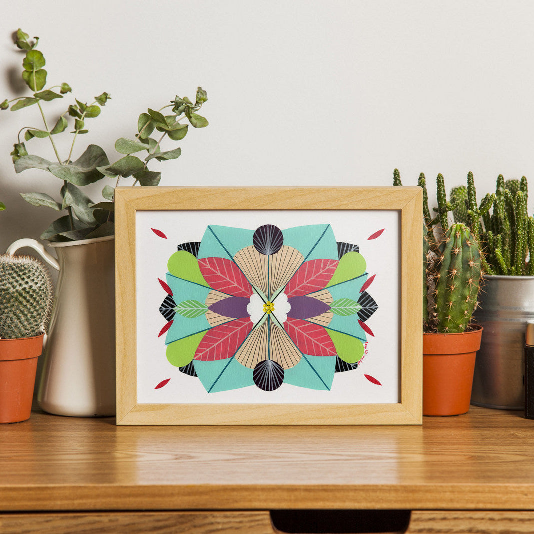 Harmony #1 - Acrylic and pigment ink on paper