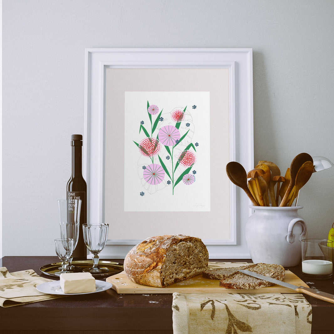 Strelitzia (Pink)