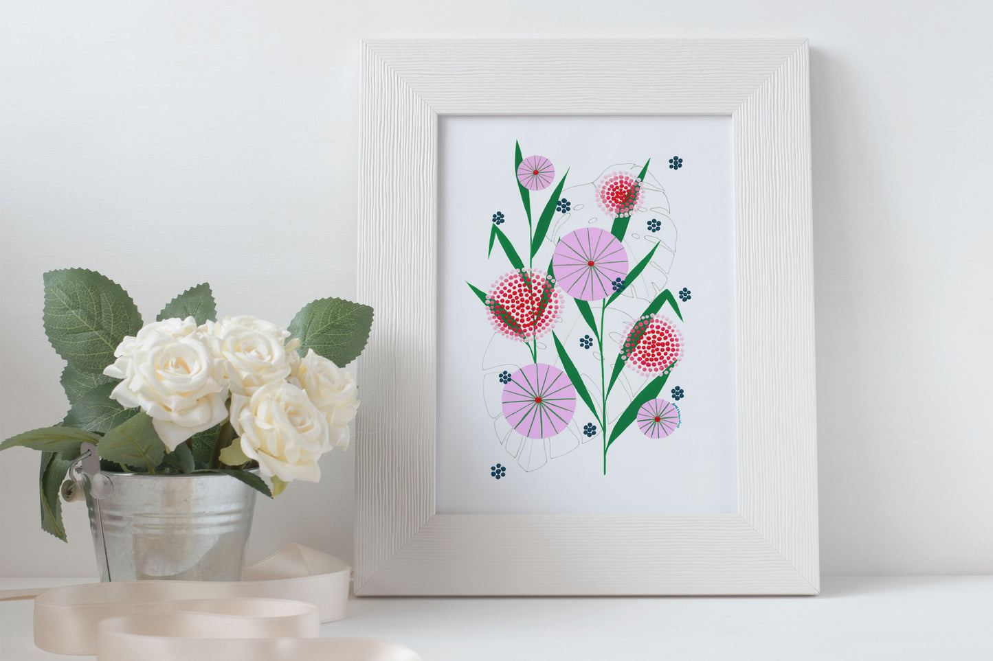 Monstera (Pink)