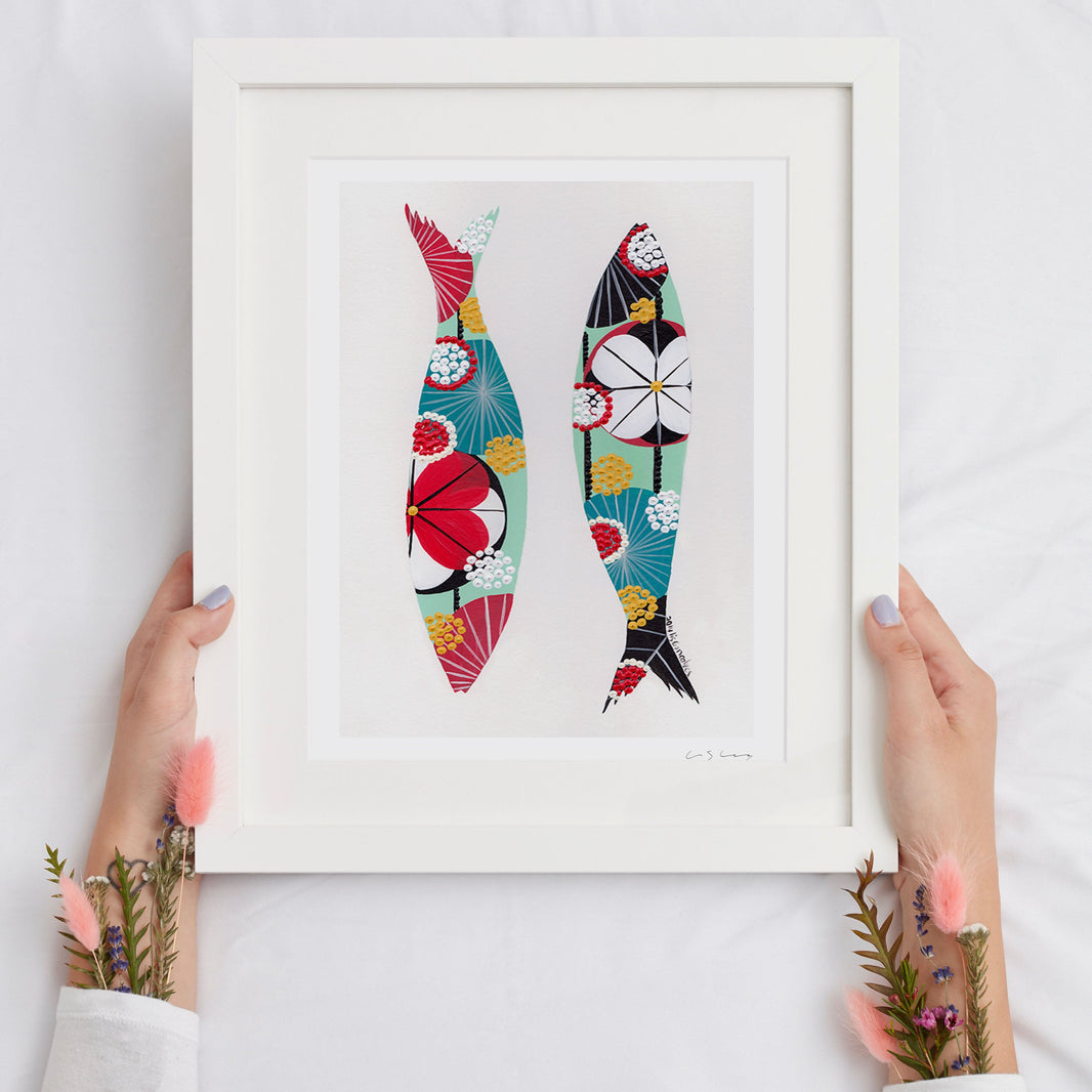 Sardines (Aqua blue #2)
