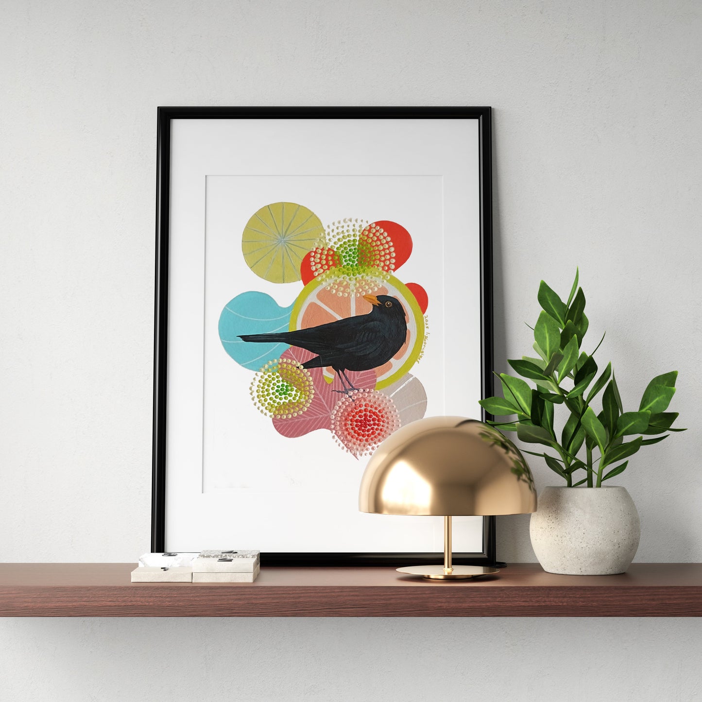 Melro (Acrylic on Paper)