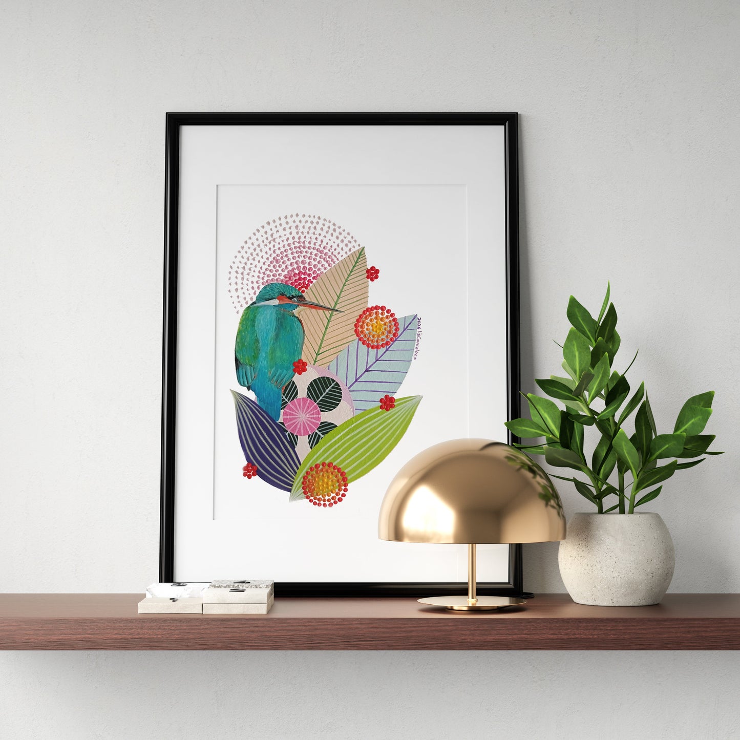 Guarda-rios (Acrylic on Paper)