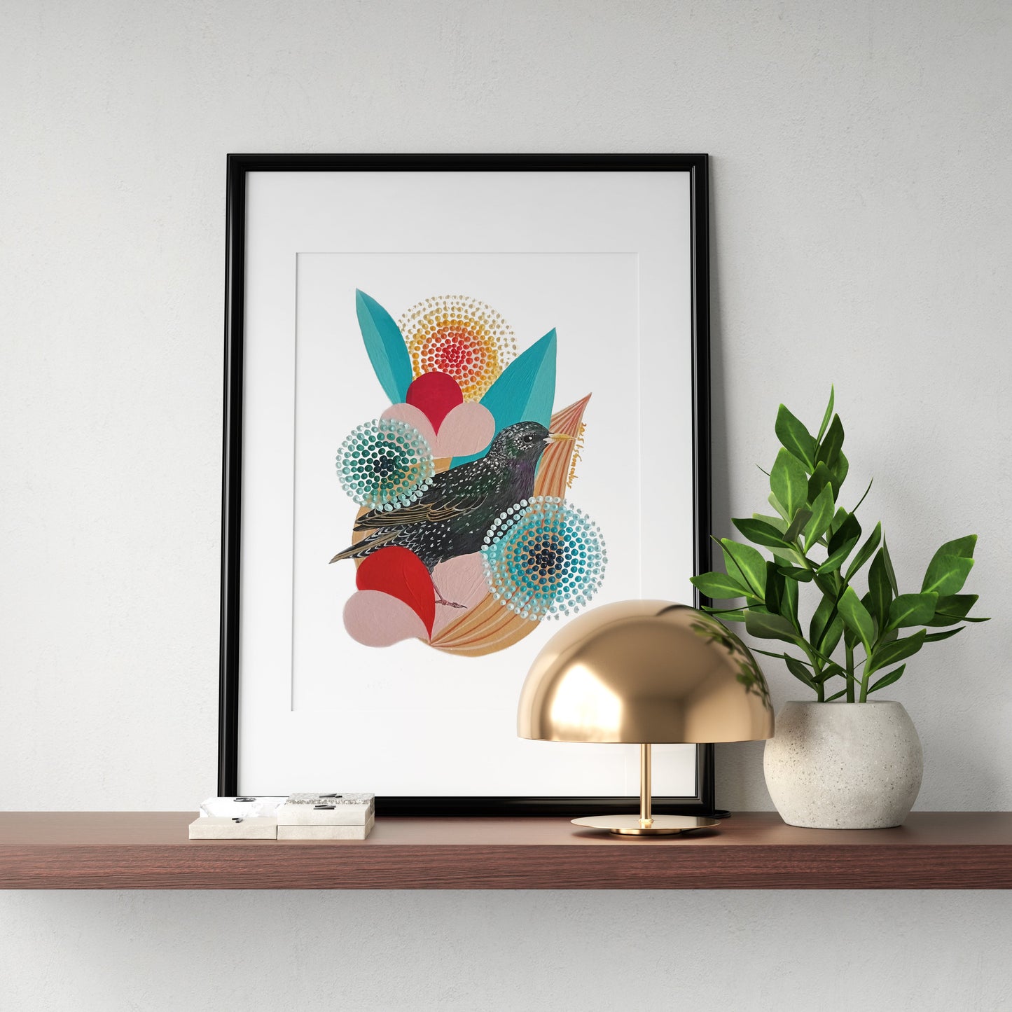 Estorninho (Acrylic on Paper)