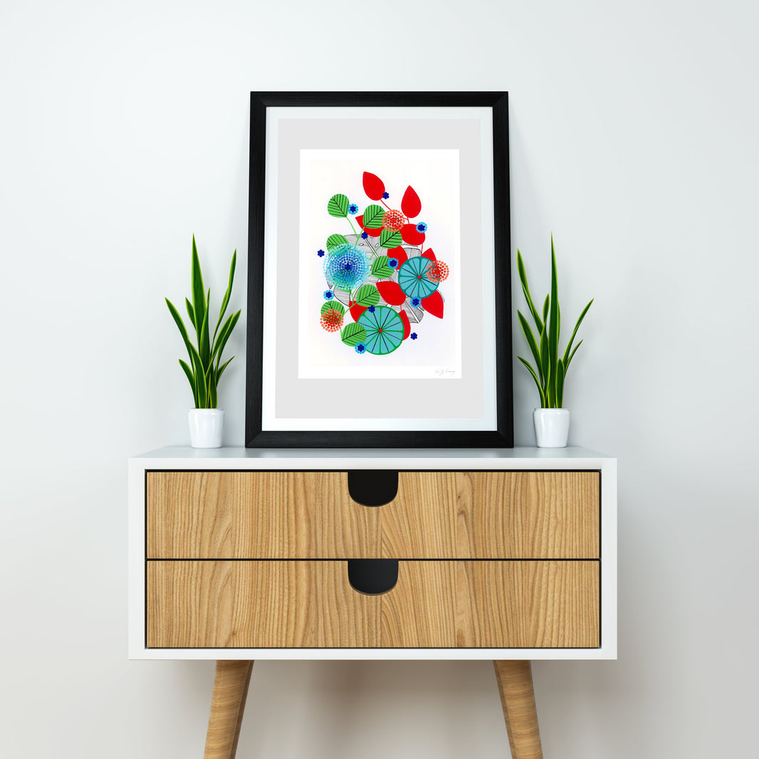 Monstera (Red)