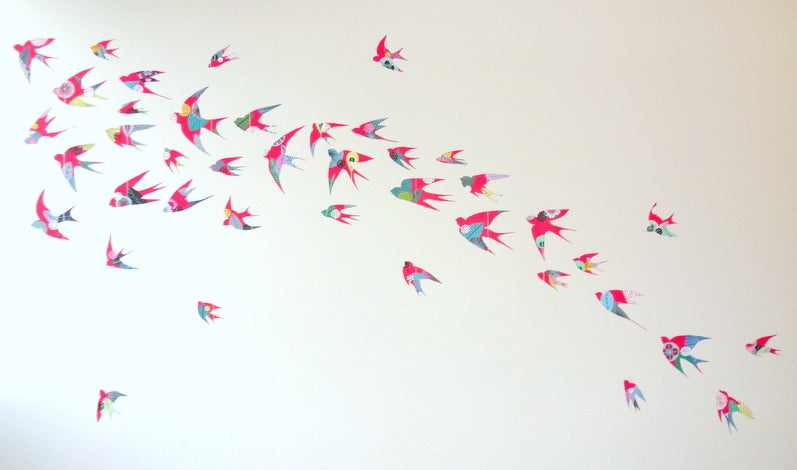 Comissioned Artwork - Flight of Swallows