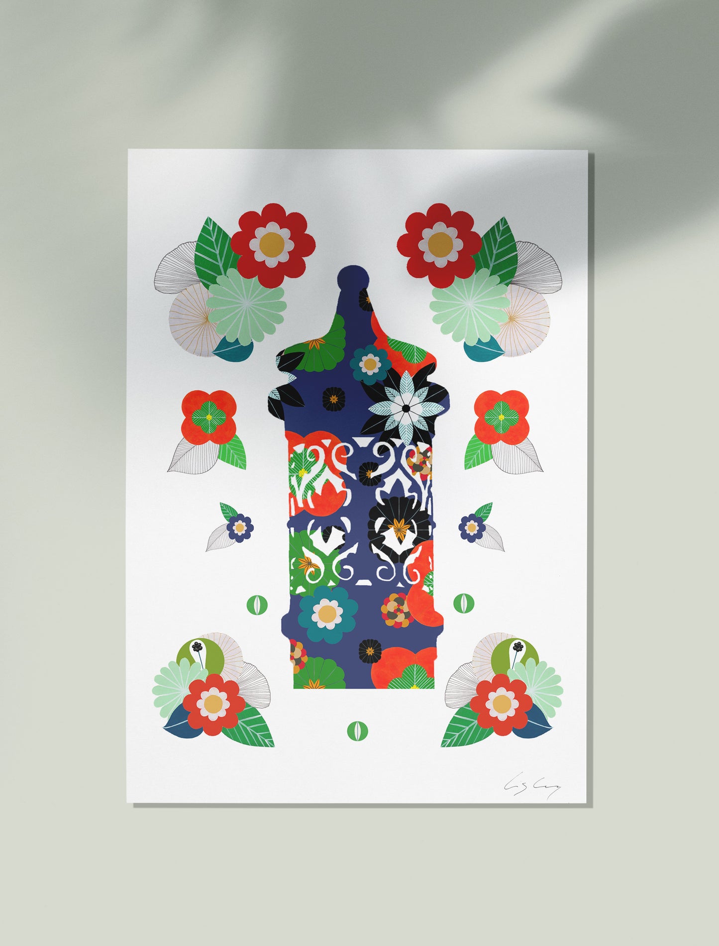 Algarve Chimney (Blue)
