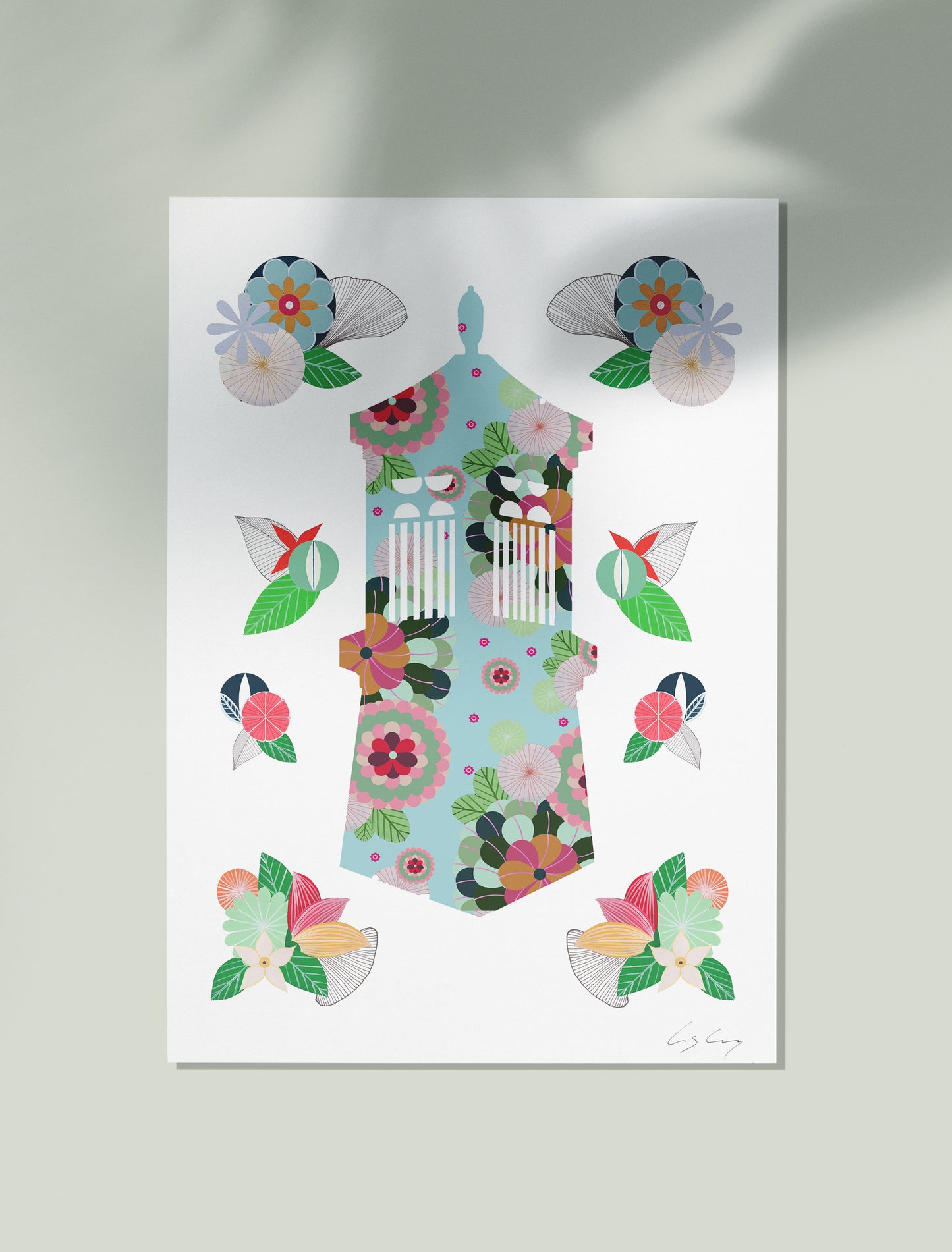 Algarve Chimney (Aqua Blue)