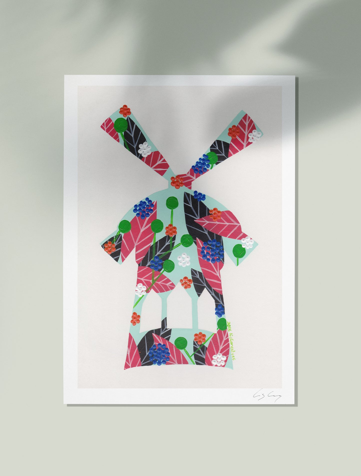 Windmill (Aqua blue)