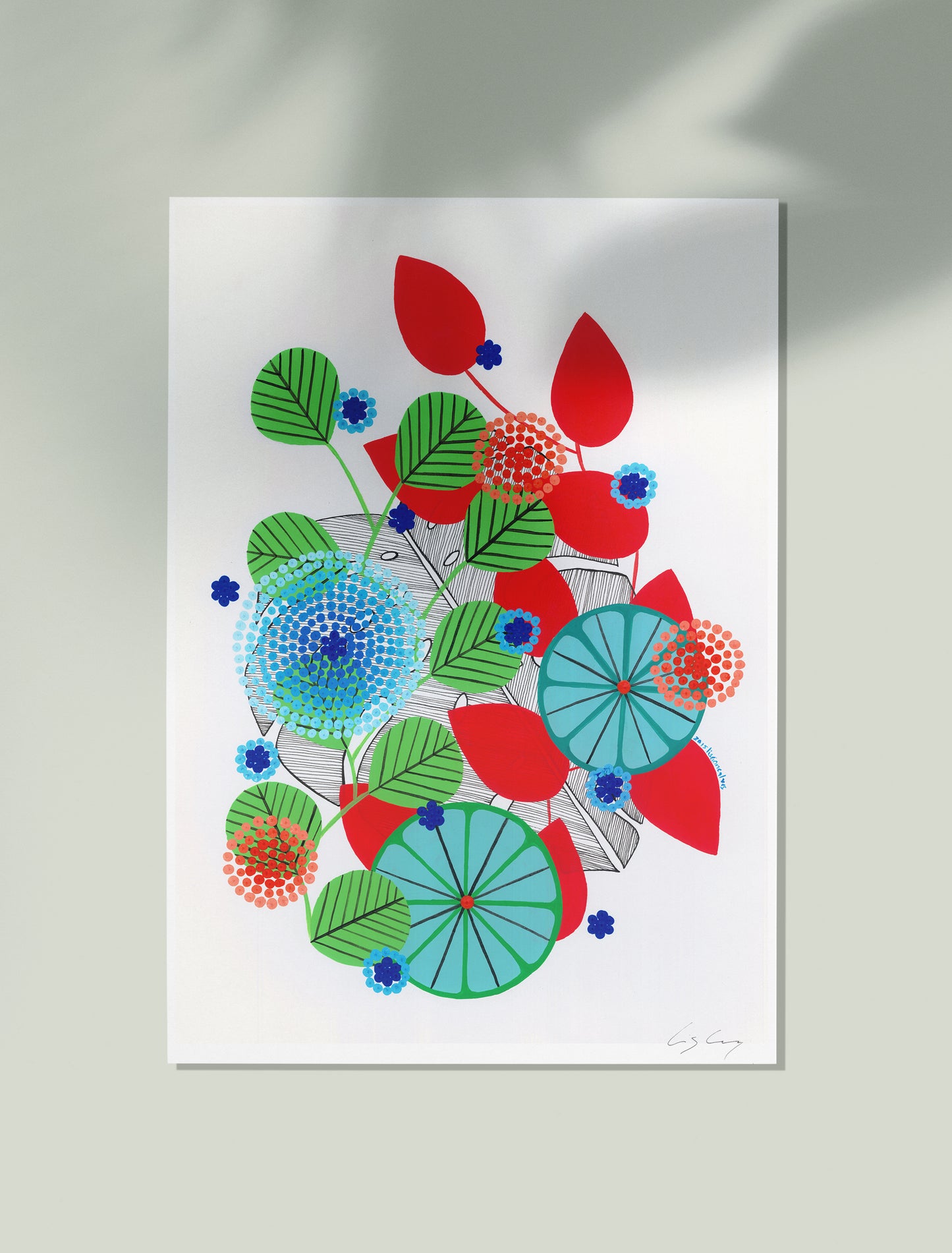Monstera (Red)