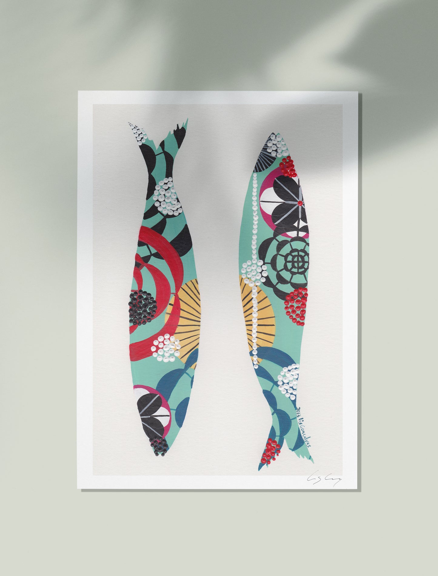 Sardines (Aqua blue #1)