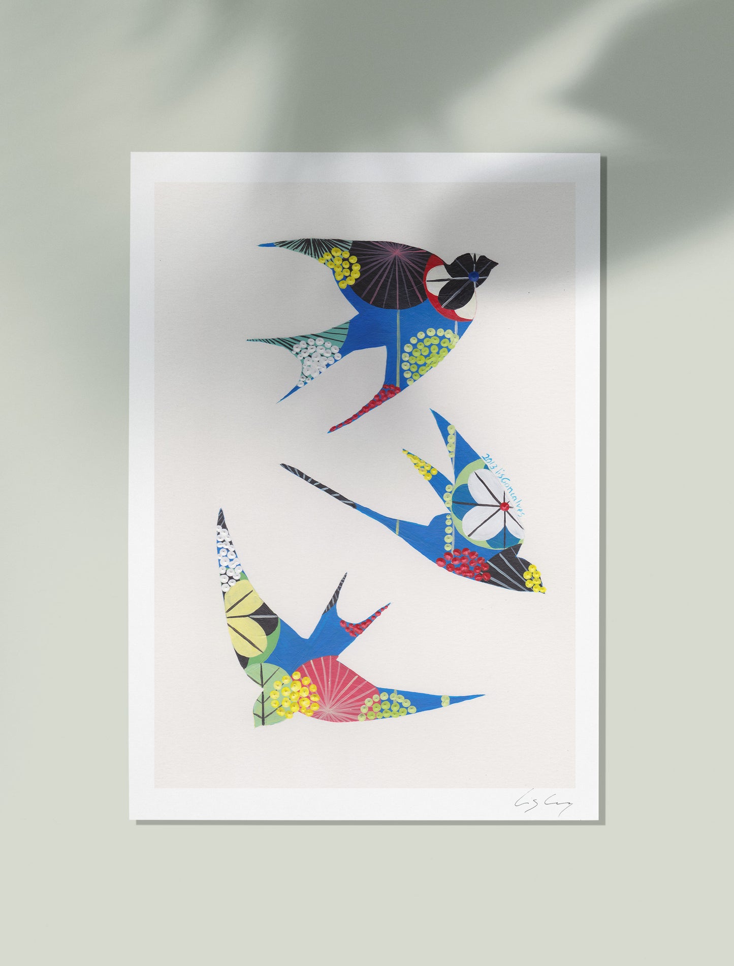 Swallows (Blue #2)
