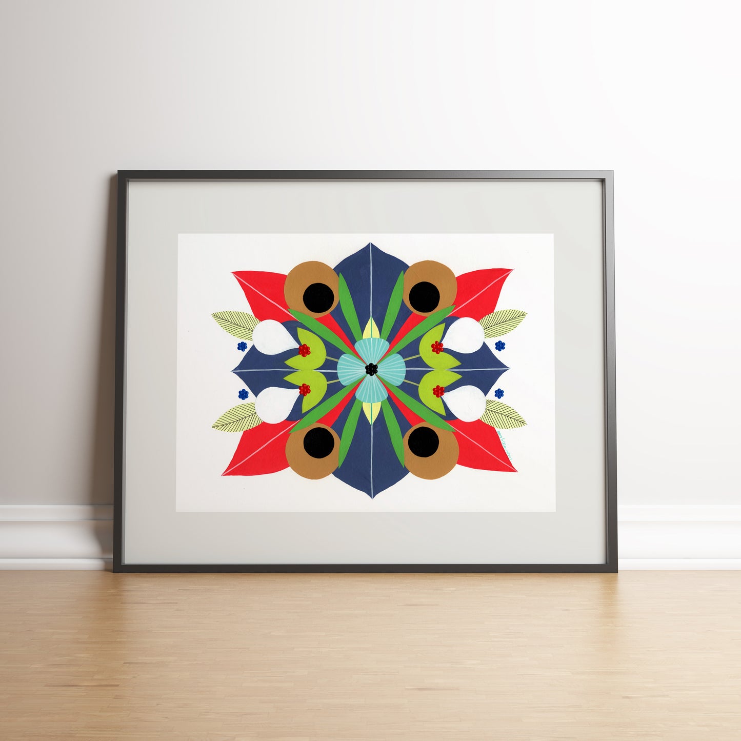 Joy #1 - Acrylic and pigment ink on Paper