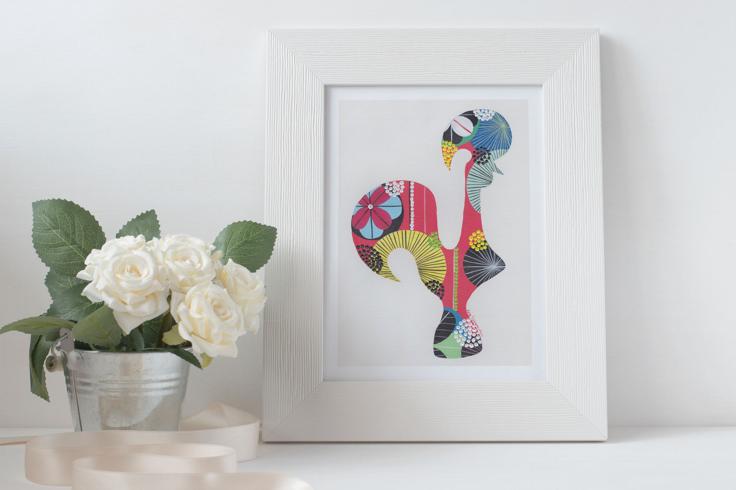 Portuguese Rooster (Coral)