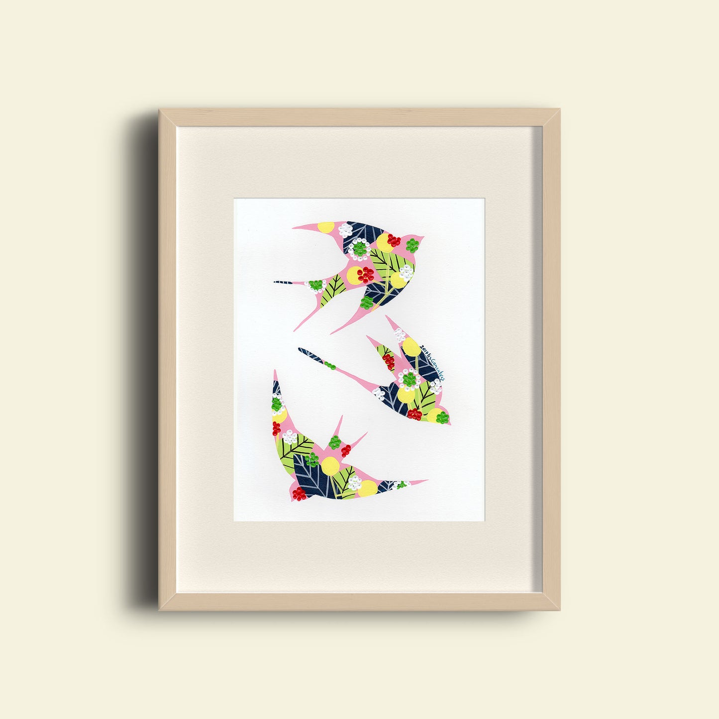 Swallows (Pink #2)